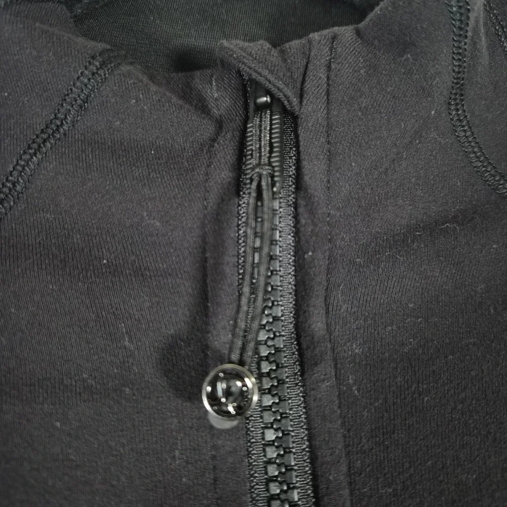 Lululemon Define Jacket Black Full Zip Women's Size 6 Luon Thumbholes